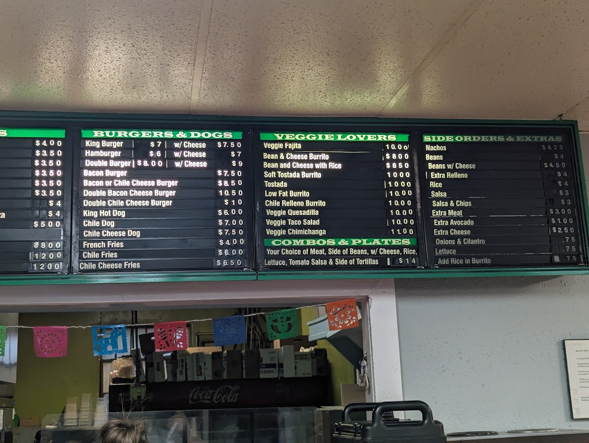 King Burrito Mexican Food Menu - Image 4